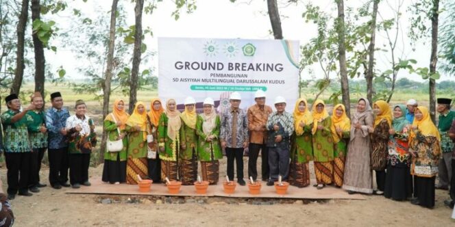 
 Peletakan Batu Pertama SD ‘Aisyiyah Multilingual,  Upaya Bidani Generasi Peradaban