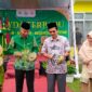 Ketua PWM Sumbar Bahktiar saat di gelaran Musyda Terpadu Muhammadiyah Dharmasraya. (Foto: Hafiz Mahendra)