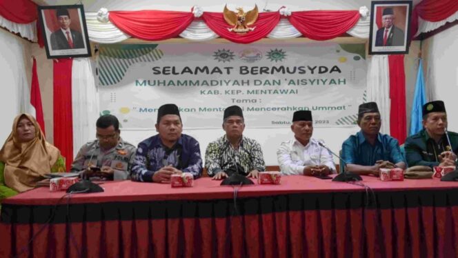 
 Pembukaan Musyda terpadu ke-4 PDM dan PDA Kepulauan Mentawai.(Hafiz)