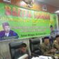 Sekretaris Pimpinan Pusat (PP) Muhammadiyah, M. Izzul Muslimin bersama Ketua PWM Sumbar Bakhtiar dan Sekretaris PWM Apris saat menjadi pemateri Baitul Arqam Pimpinan Muhammadiyah Bukittinggi yang berlangsung di Triarga Istana Bung Hatta, Bukittinggi, Sabtu (17/6/2023). (Dok.Istimewa)