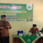 Ketua PDM Pasbar, Ronaldi memberikan sambutan dalam acara Musycab Muhammadiyah Sungai Aur di Gedung Dakwah Muhammadiyah Kasik Putih, Kecamatan Sungai Aur, Kabupaten Pasaman Barat, Ahad (18/6/20223). (Dok.Ardinan)