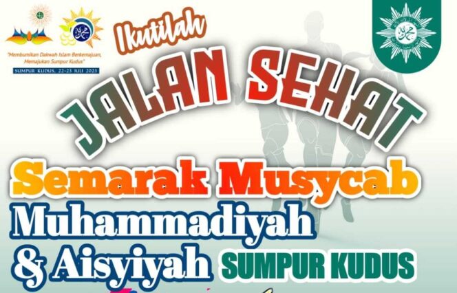 
 Catat Tanggalnya! Jalan Sehat Bertabur Hadiah Bakal Meriahkan Musycab PCM Sumpur Kudus