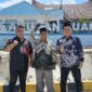 Ketua MDMC Sumbar Portito bersama Sekretaris Hafiz Mahendra dengan Wakil Ketua PWM Sumbar yang membidangi LRB MDMC, Marhadi Efendi. (Dok.Istimewa)