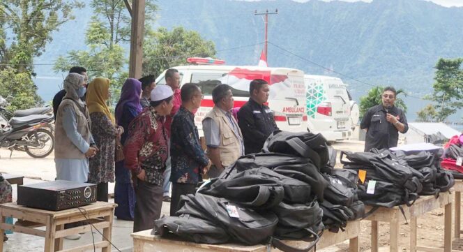 
 Gandeng Muhammadiyah, Pertamina Bantu Perlengkapan Sekolah Siswa SMPN 4 Tanjung Raya Agam