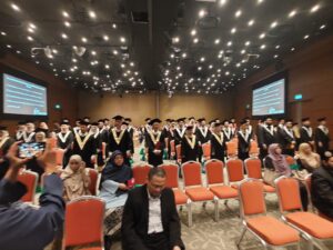 Wisuda Mahasiswa Muhammadiyah Islamic College (MIC) Singapura pada Sabtu, 9 September 2023 di The Centre Gallery, Singapura. (Sumber: Istimewa)