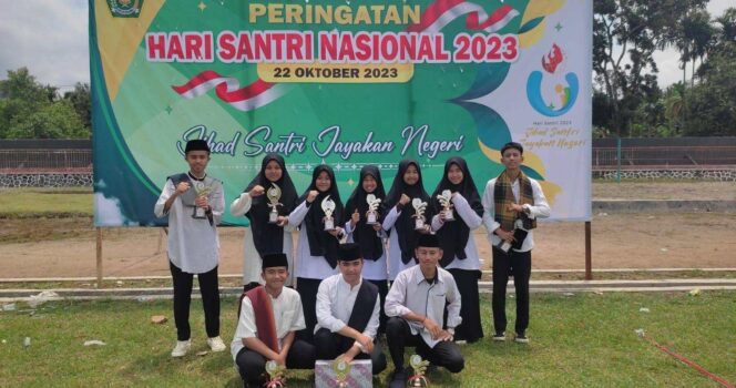 
 Membanggakan, santri PPM Al Kautsar Muhammadiyah Harau berhasil menjadi juara di berbagai lomba peringatan HSN 2023 di Kabupaten Limapuluh Kota.(Ist)