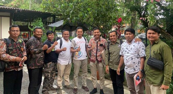 
 Pimpinan dan panitia Musywil Pemuda Muhammadiyah Sumbar 2023.(Endrio)