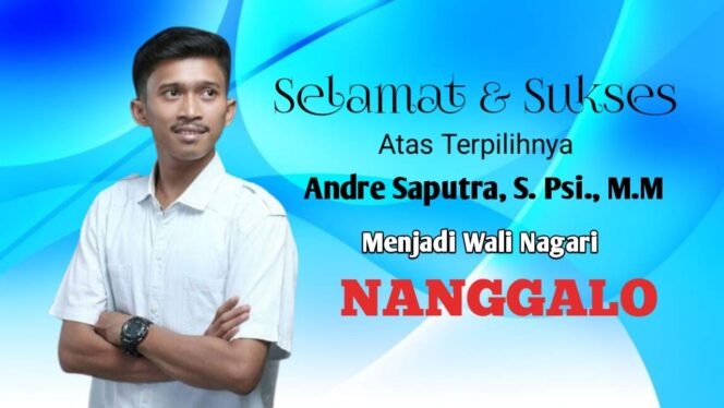 
 Kader Muhammadiyah Andre Saputra Terpilih sebagai PAW Wali Nagari Nanggalo Pessel