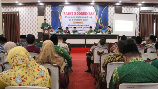 
 Rapat koordinasi PW Muhammadiyah Sumbar dengan seluruh pimpinan daerah dalam menghadapi Pemilu 2024.(Endrio)