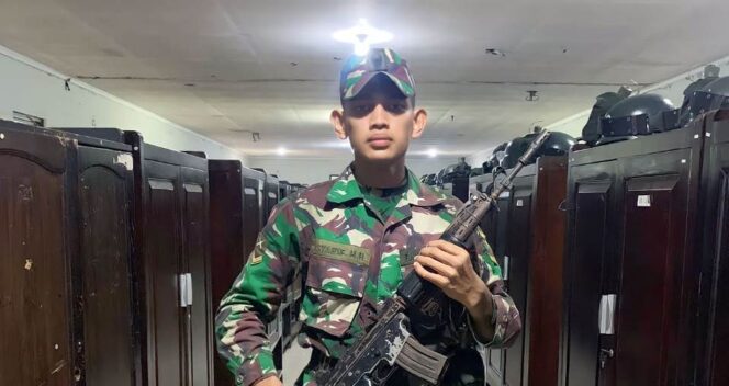 
 Syarif Hasibuan, alumni Kauman Padang Panjang  yang berhasil lulus tes masuk Bintara TNI.(Ist)