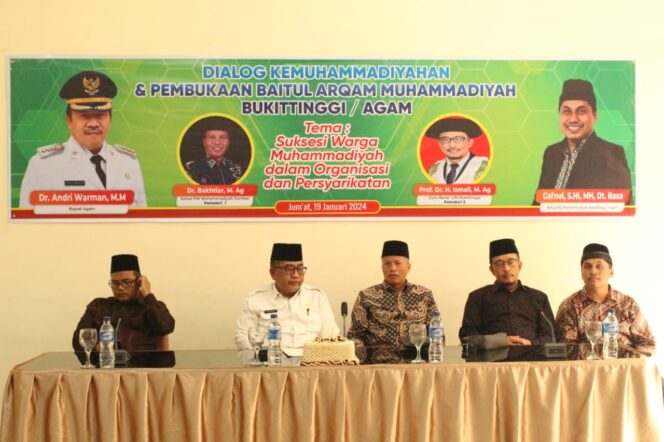 
 Dialog Kemuhammadiyahan sekaligus Baitul Arqam cabang se-Bukittinggi.(Ist)