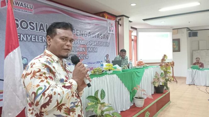 
 Wakil Ketua PDM Sijunjung Ajak Masyarakat Awasi Pemilu 2024