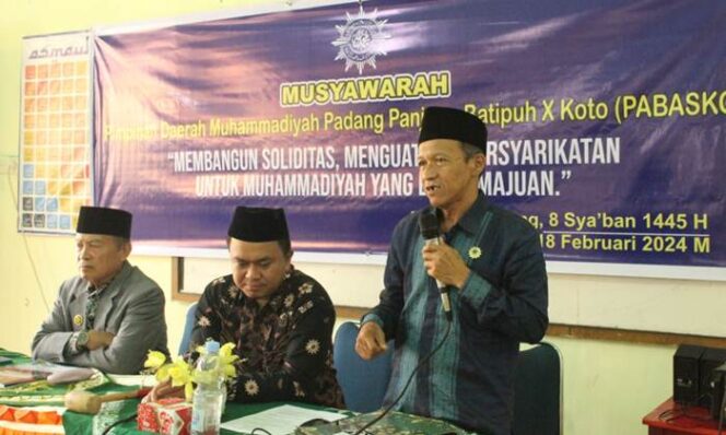 
 Jadi Ketua PDM, Musriadi Lanjutkan Estafet Kepemimpinan Muhammadiyah Pabasko